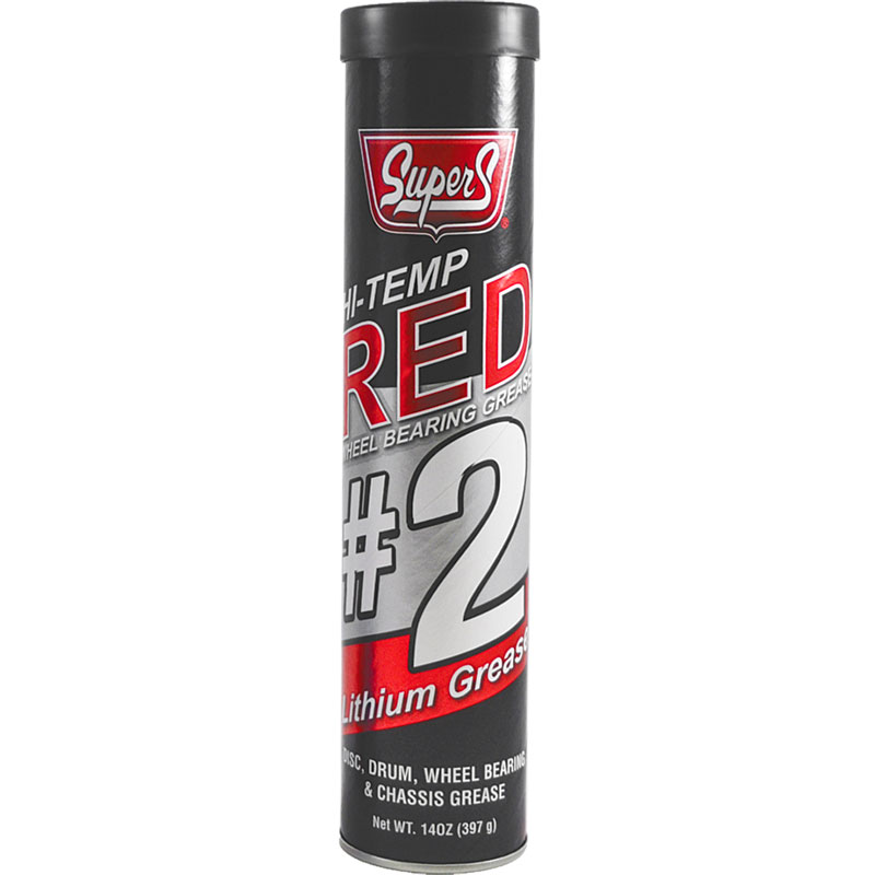 14 Oz. Super S Hi Temp RED Number 2 Grease