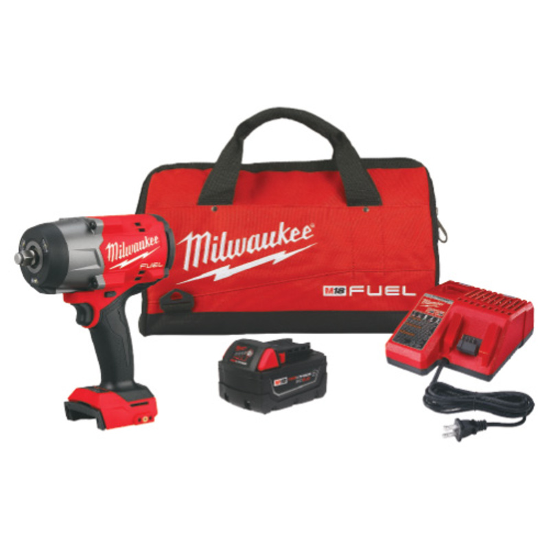 Milwaukee Tool High Torque Impact Wrench with Friction Ring Kit