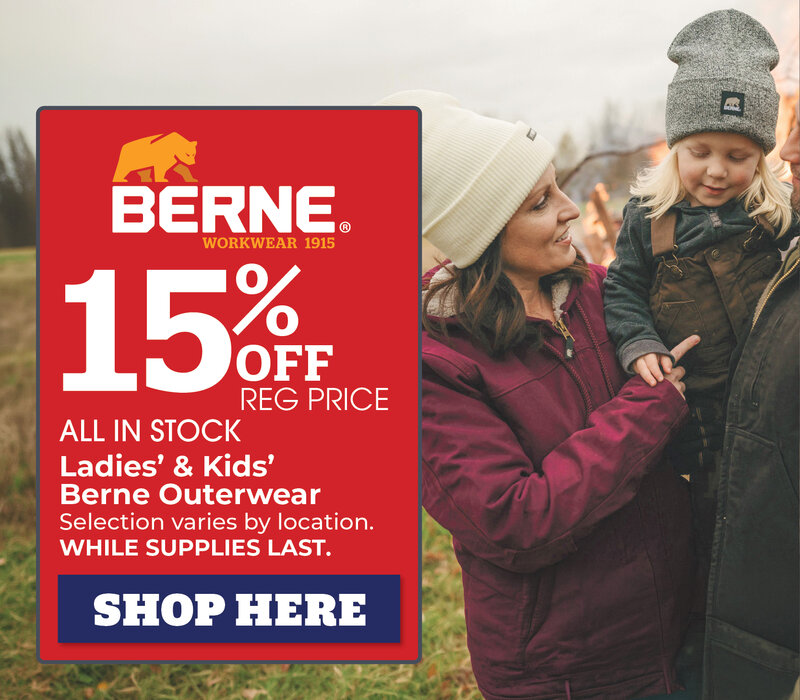 Ladies’ & Kids’ Berne Outerwear