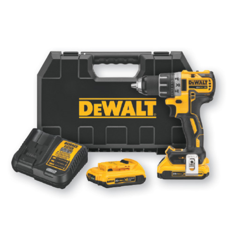 DeWalt 20V MAX XR Lithium-Ion Brushless Compact Drill/Driver Kit