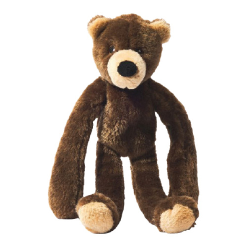 Main St. Pet Bear & Rope Plush Squeaky Dog Toy