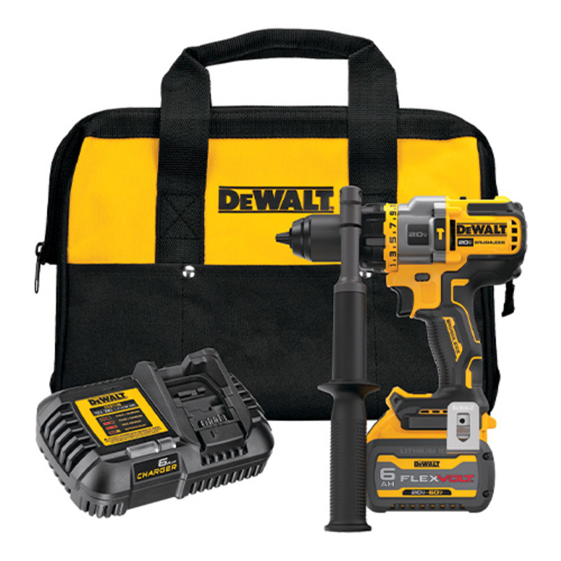 1/2" DeWalt 20V MAX Brushless Cordless Hammer Drill/Driver Kit