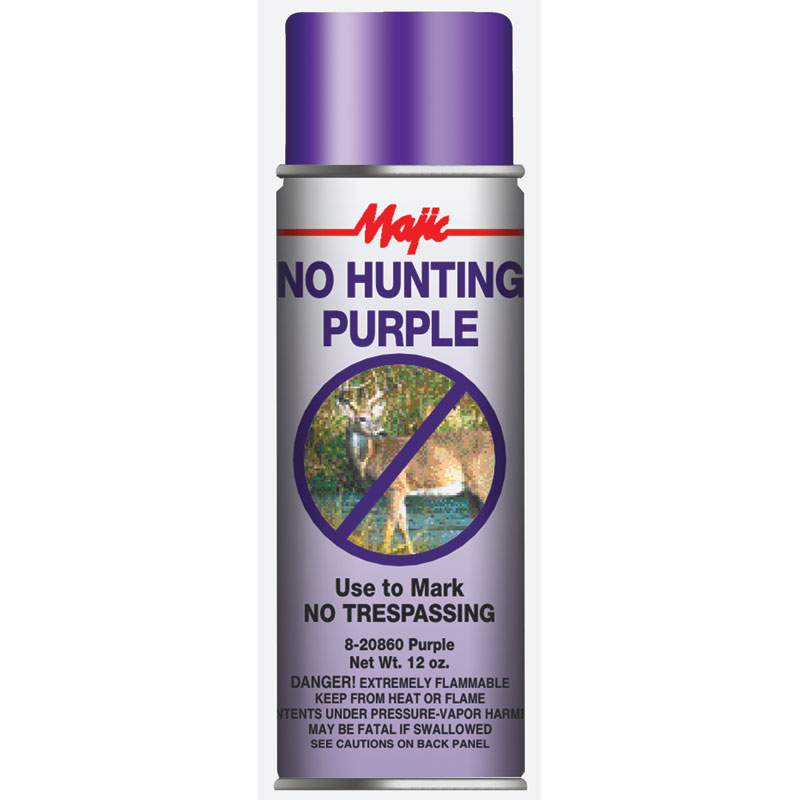 1 Gal. Majic No Hunting Purple Paint
