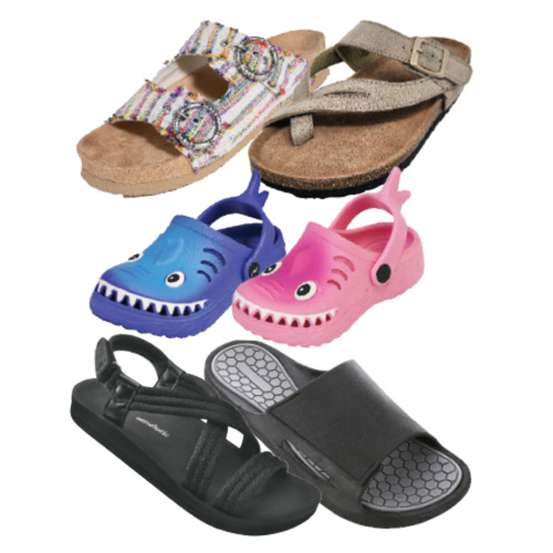 Flip Flops, Sandals, Clogs & Watershoes for the Family