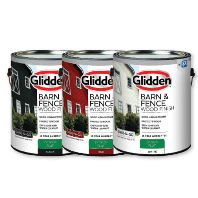 Glidden Red Barn & Fence Paint