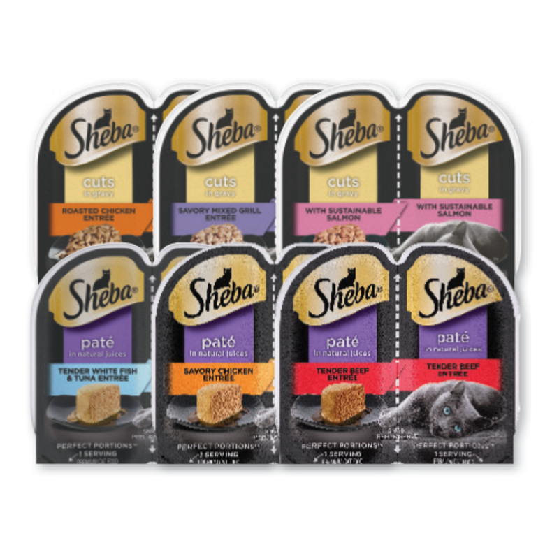 2.64 Oz. Sheba Savory Mixed Grill Entree Cat Food