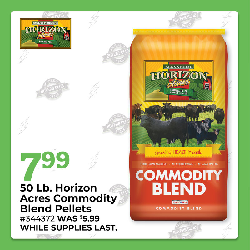 50 Lb. Horizon Acres Commodity Blend Pellets