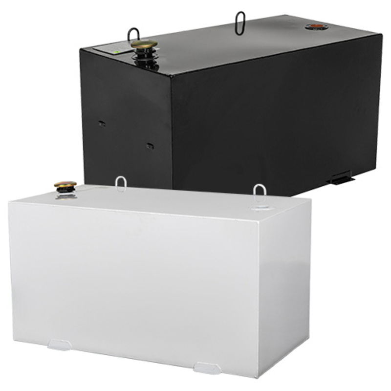 100 Gal. Crescent Rectangular Steel Liquid Transfer Tank